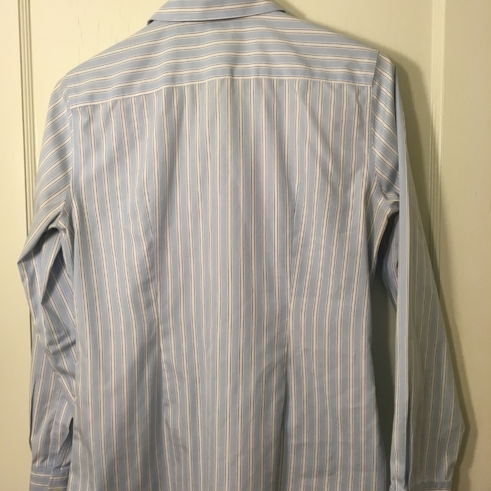 Lands' End Striped Oxford Shirt - Picture 3 of 4